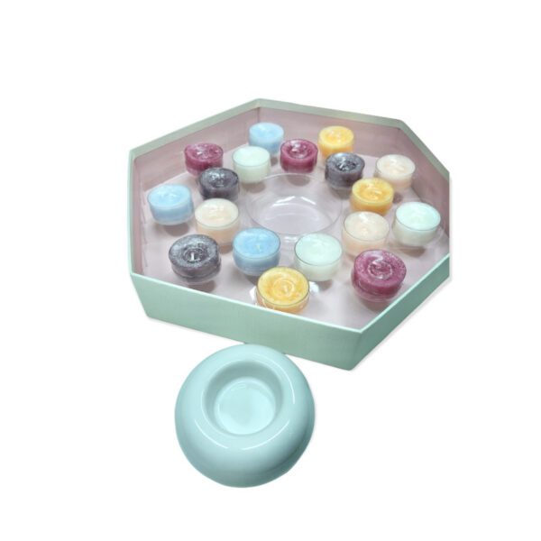 Zestaw prezentowy YANKEE CANDLE 18 tealightów + świecznik - obrazek 3